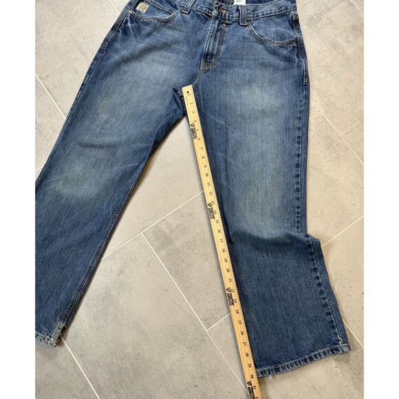 Cinch Carter Jeans Mens 36x30 Blue Denim Relaxed Boot Cut Western - Picture 8 of 16